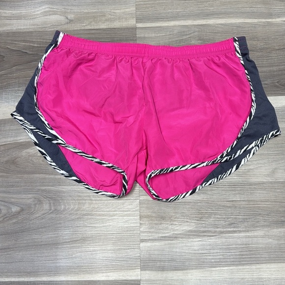 🏴 Soffe Pink and Black Athletic Shorts Lightweight Elastic Waist - Picture 2 of 7